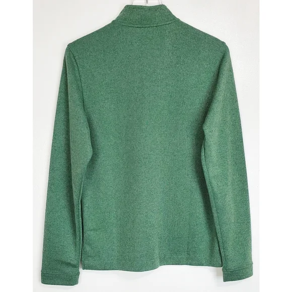 NWT Rhone commuter 1/4 zip long sleeve knit pullover sweater trekking green